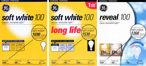 incandescent lightbulbs